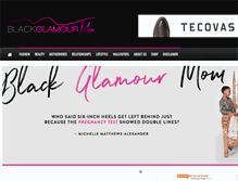 Tablet Screenshot of blackglamourmom.com